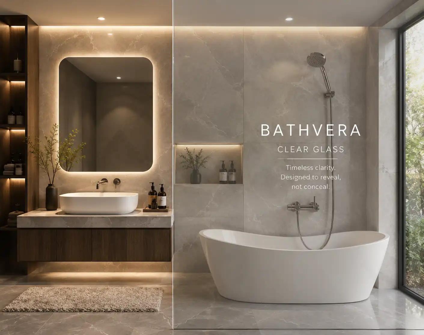 Custom Glass Shower Doors in Bangalore