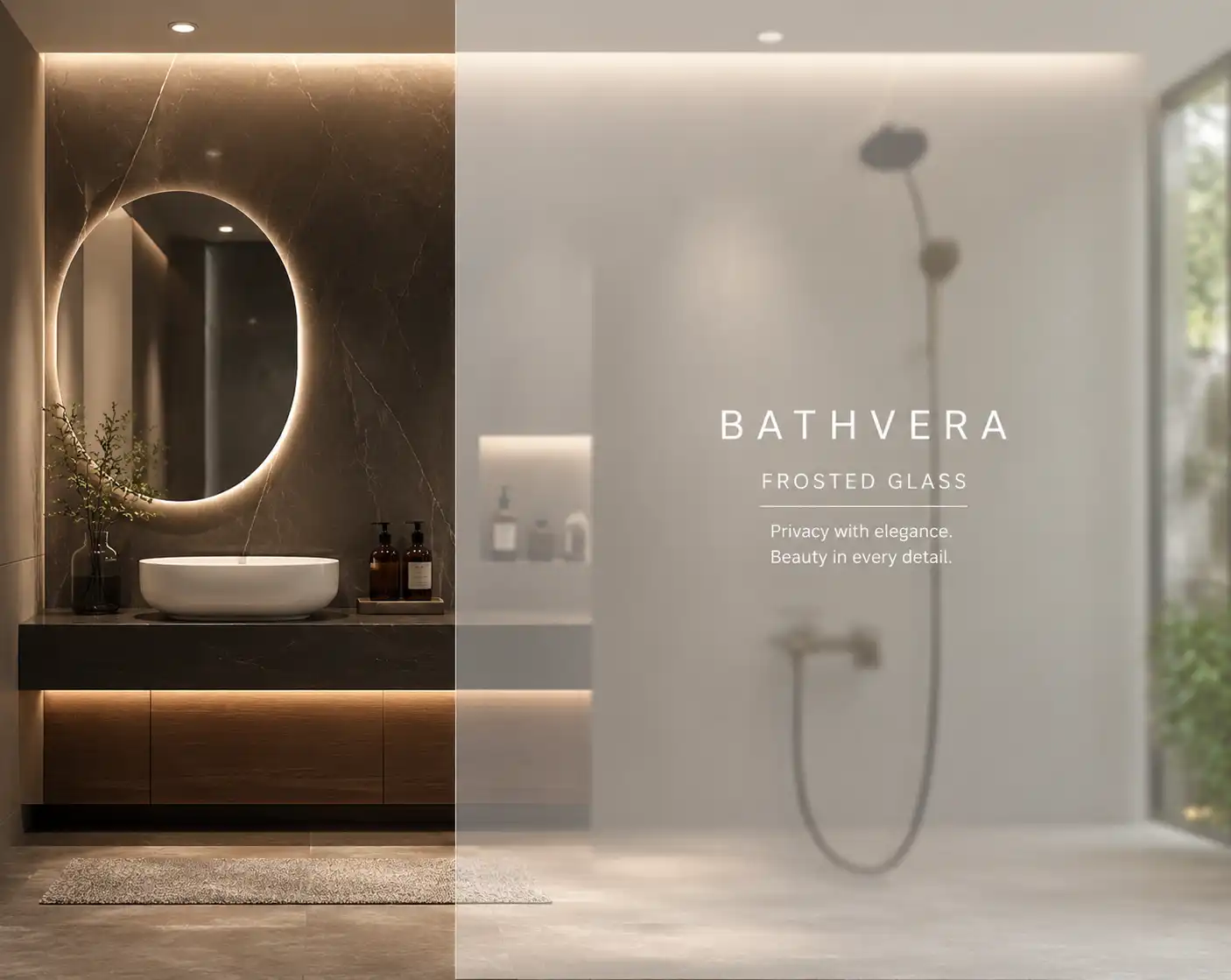 Frosted Toughened Glass